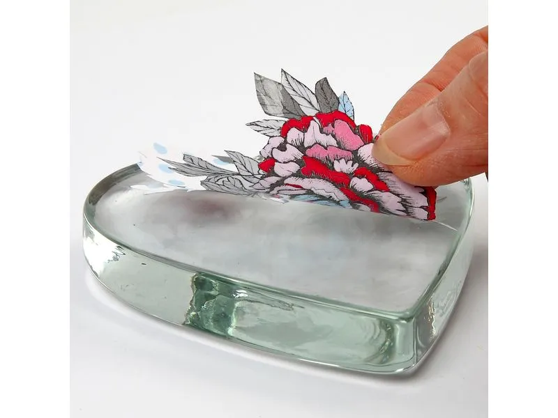 Creativ Company Glasherz 10 x 9 cm, 1 Stück Creativ Company Glasherz 10 x 9 cm, 1 Stück
