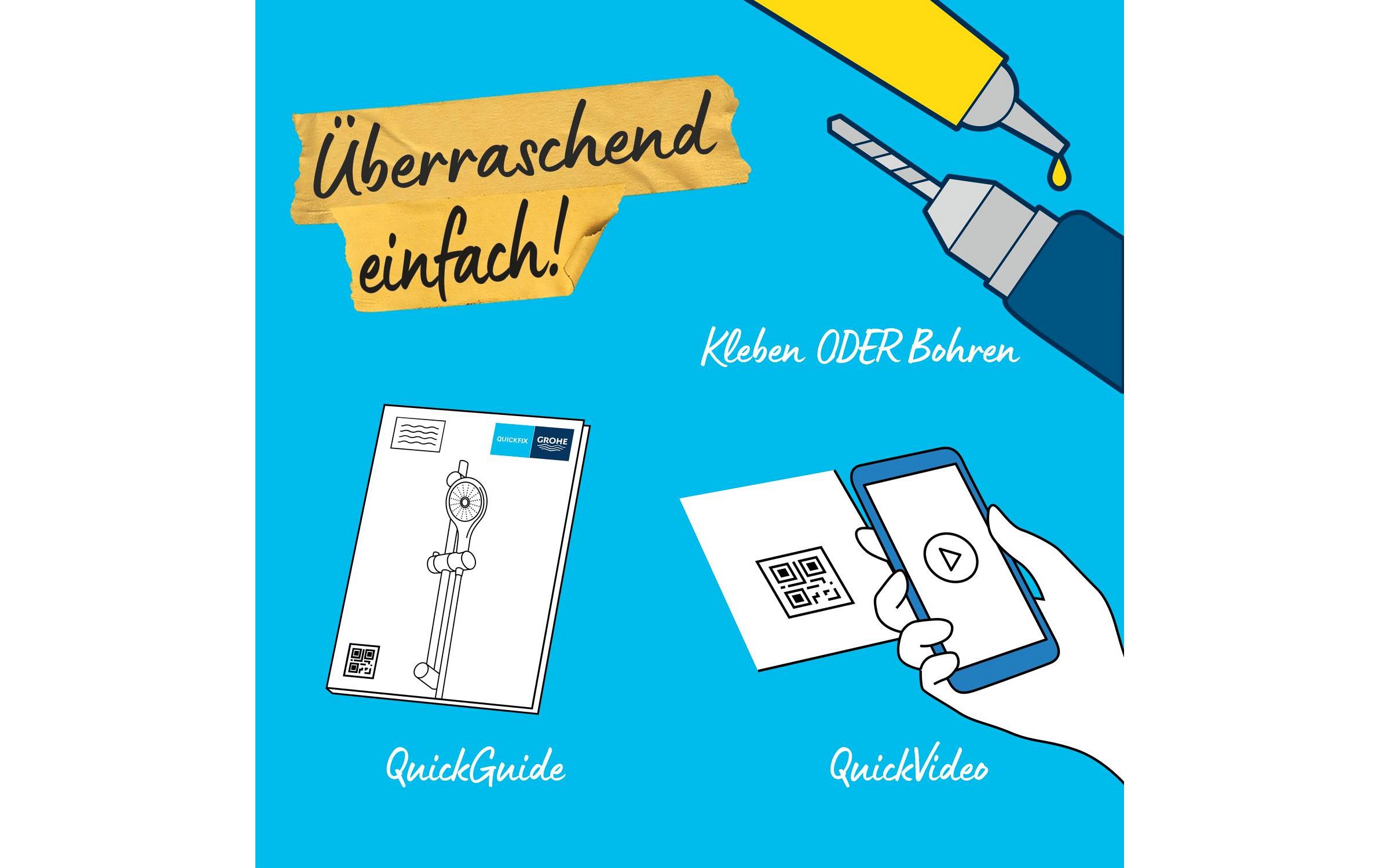 GROHE Duschsystem Vitalio Comfort 110 Chrom