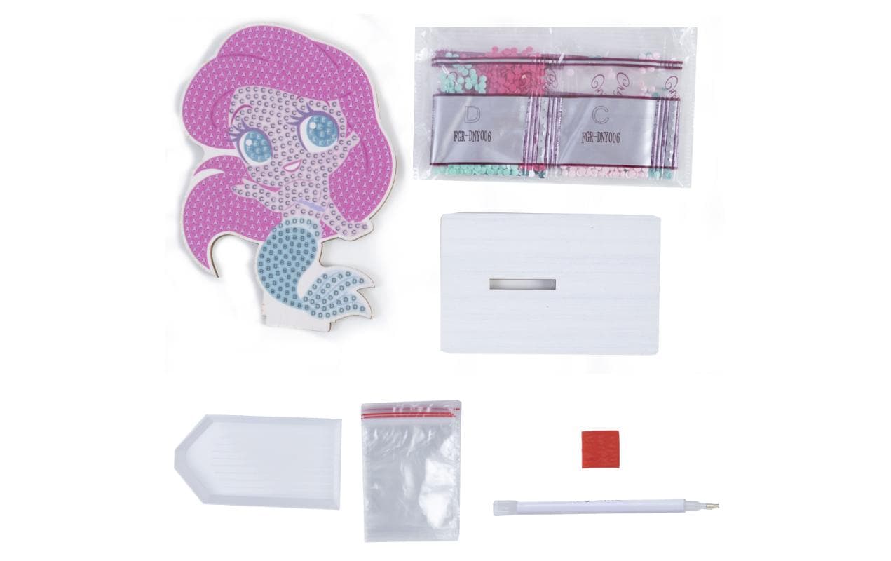 CRAFT Buddy Bastelset Crystal Art Buddies Disney Arielle Figur
