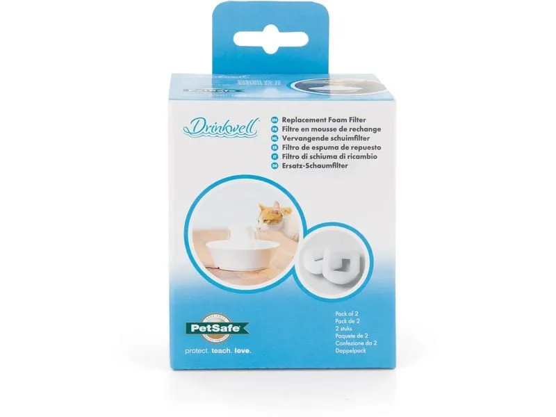 PetSafe Drinkwell Ersatz-Schaumfilter 2-er Pack PetSafe Drinkwell Ersatz-Schaumfilter 2-er Pack