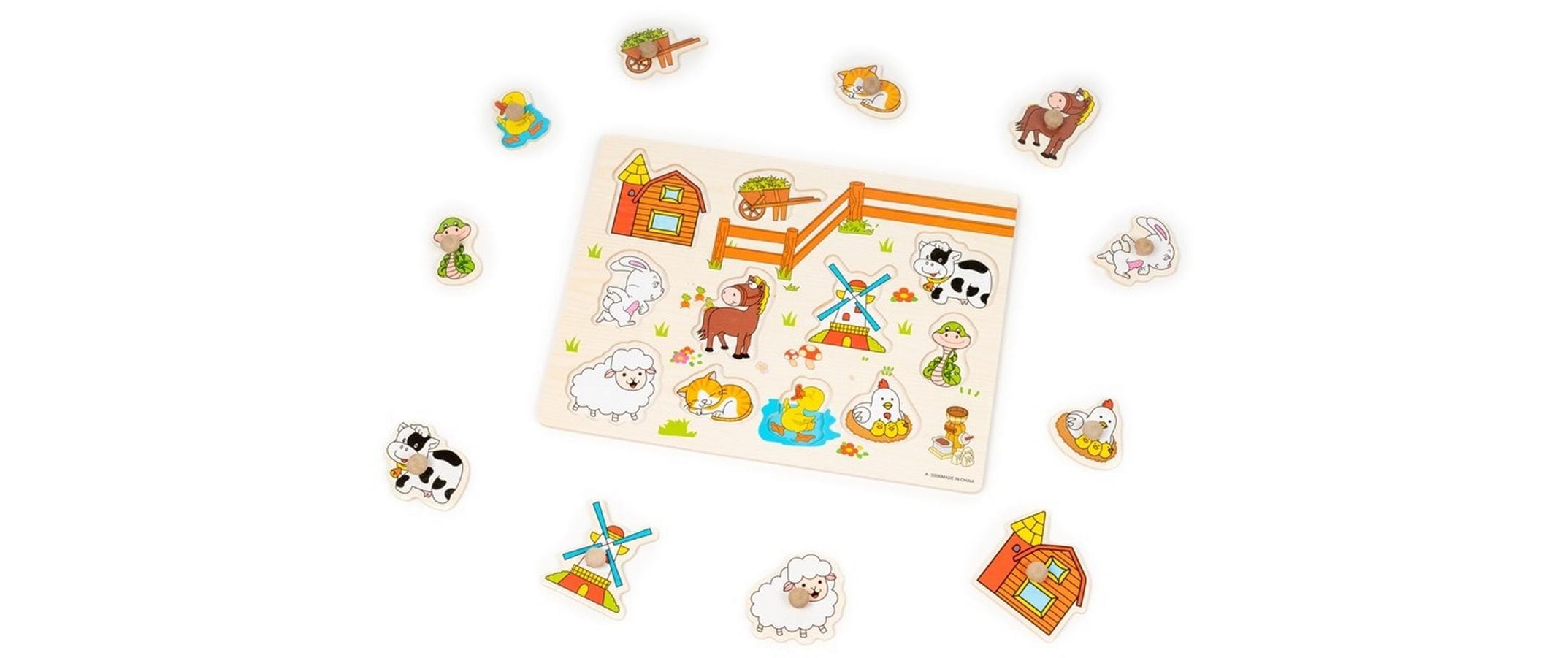 Twiddlers Steckspiel 4er Set Wildlife