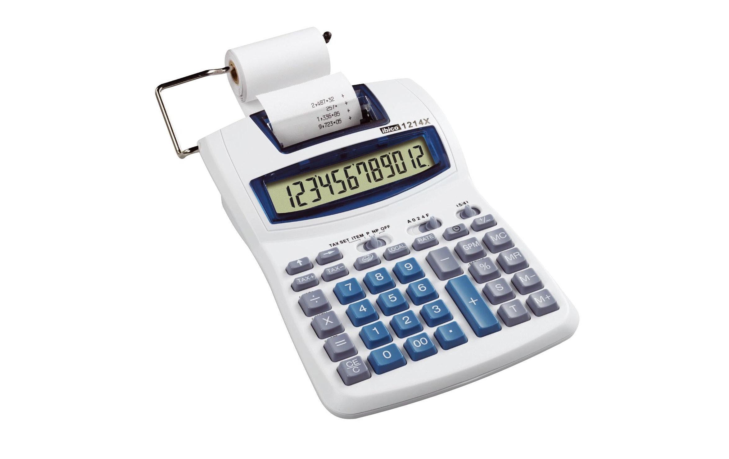 Ibico Bürorechner 1214X mit Druckfunktion