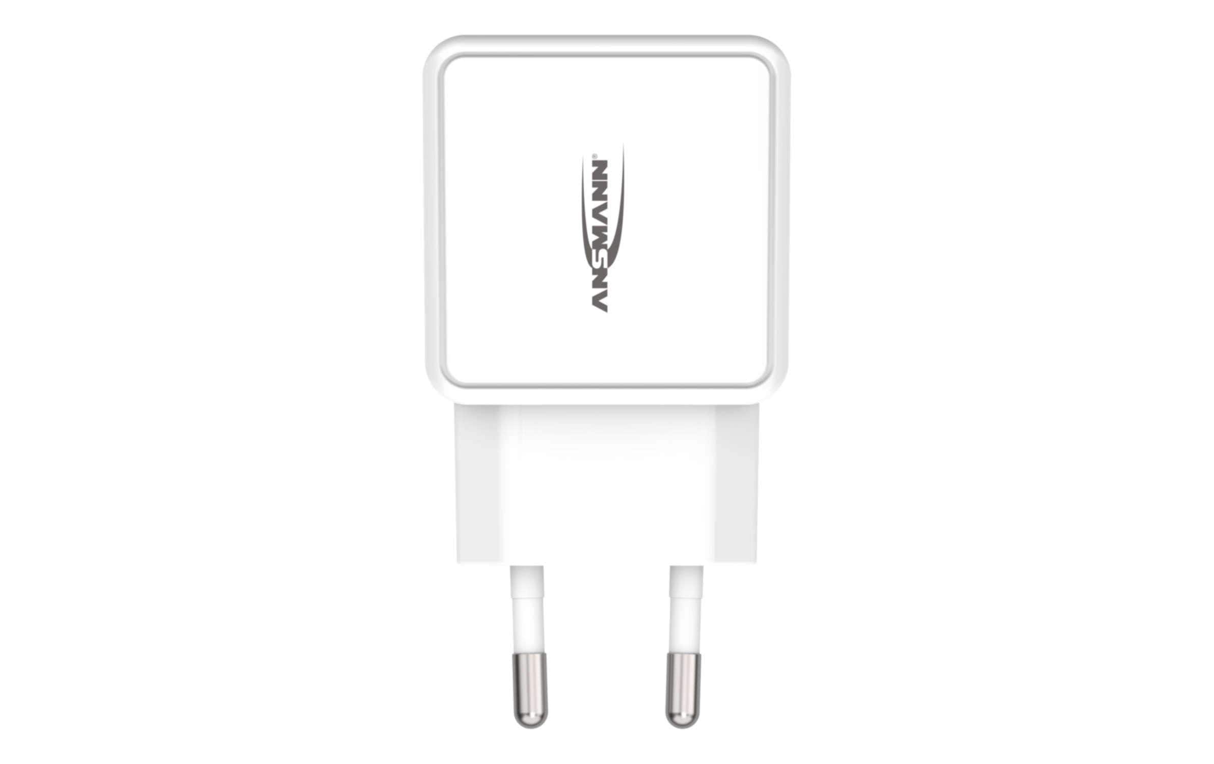 Ansmann USB-Wandladegerät Home Charger HC218PD, 18 W, Weiss Ansmann USB-Wandladegerät Home Charger HC218PD, 18 W, Weiss