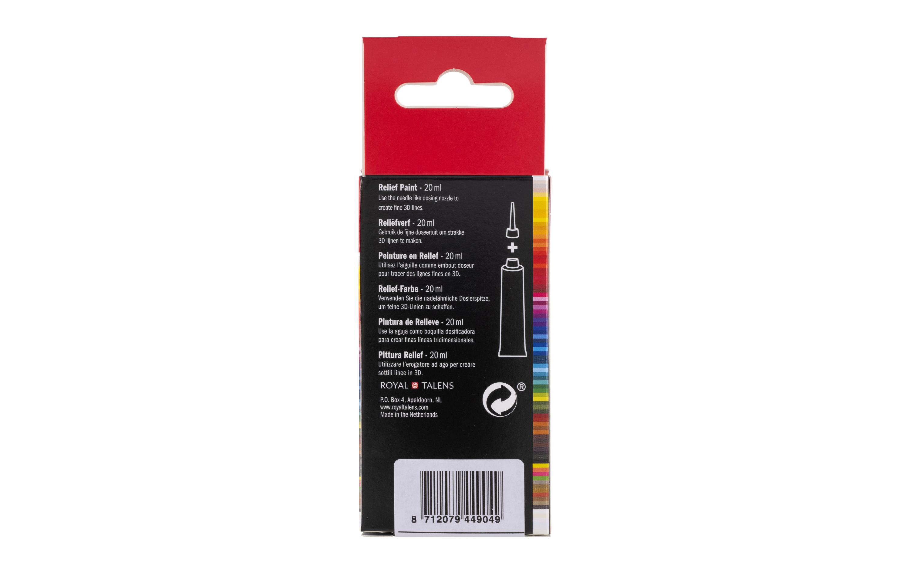 Amsterdam Acrylfarbe Reliefpaint 100 weiss deckend, 20 ml 20 ml, Weiss
