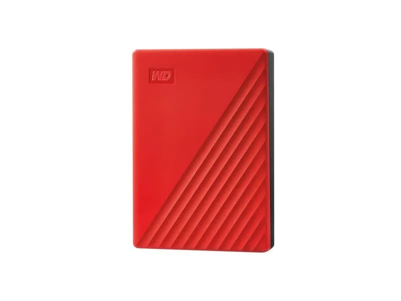 Western Digital Externe Festplatte My Passport 4 TB, Rot Western Digital Externe Festplatte My Passport 4 TB, Rot