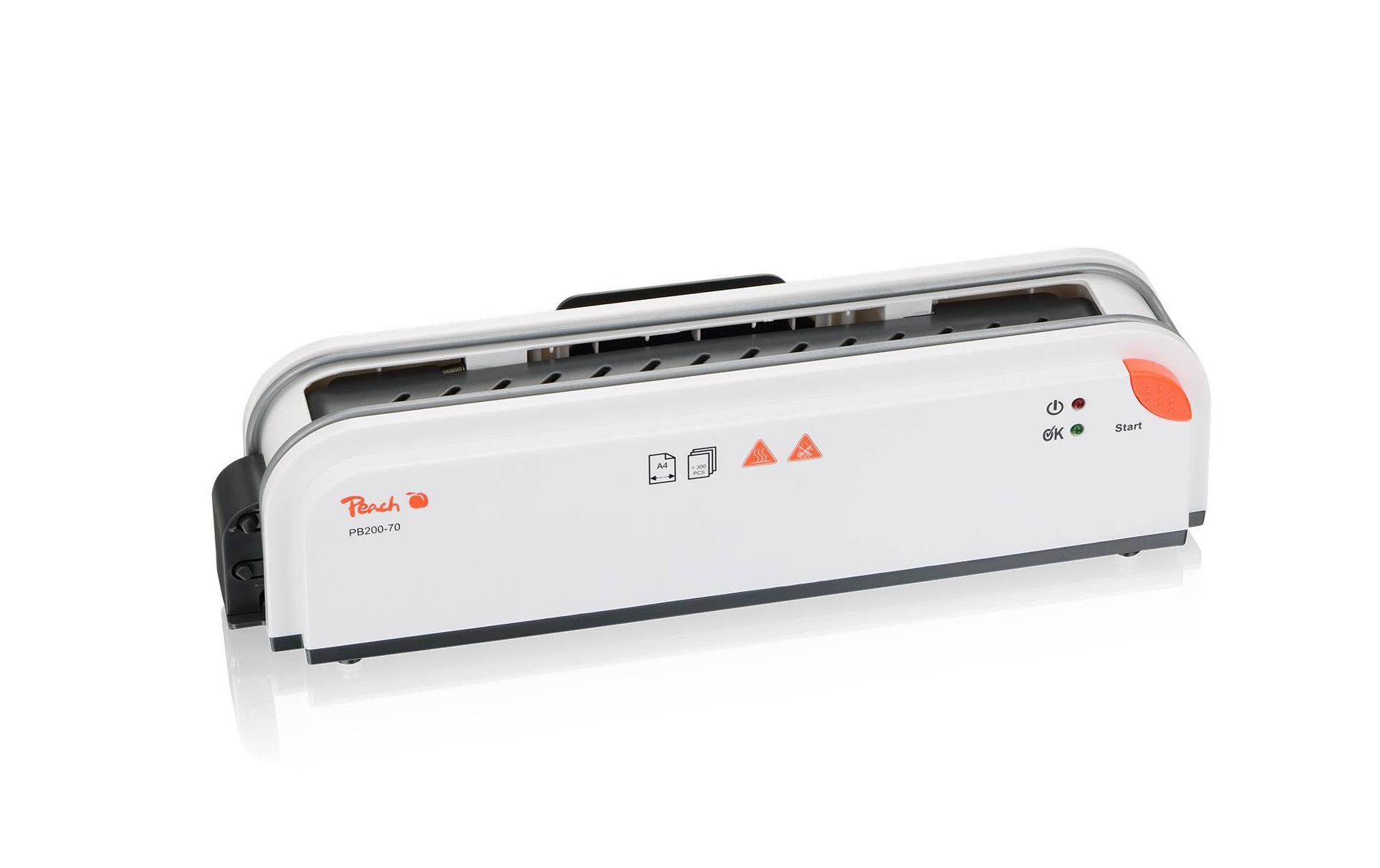 Peach Thermobindegerät PB200-70 300 Seiten Peach Thermobindegerät PB200-70 300 Seiten