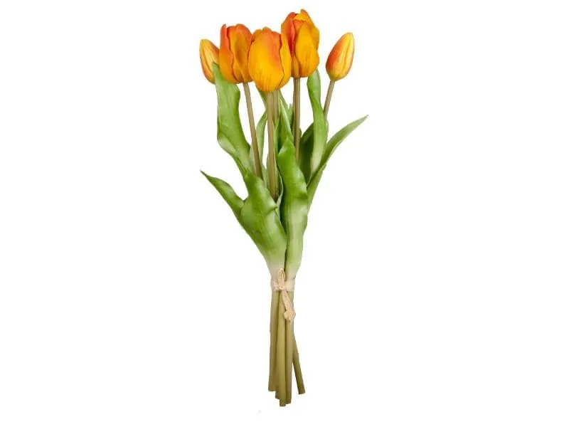 Dekomat AG Kunstblume Tulpen Royla 7er Set, 38 cm