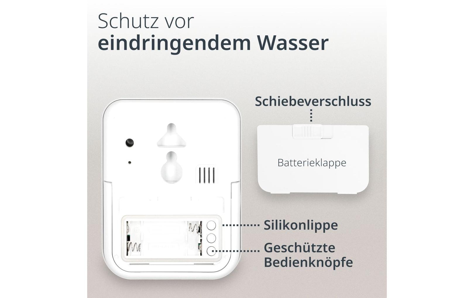 ADE Wetterstation Thermo-Hygrometer Weiss