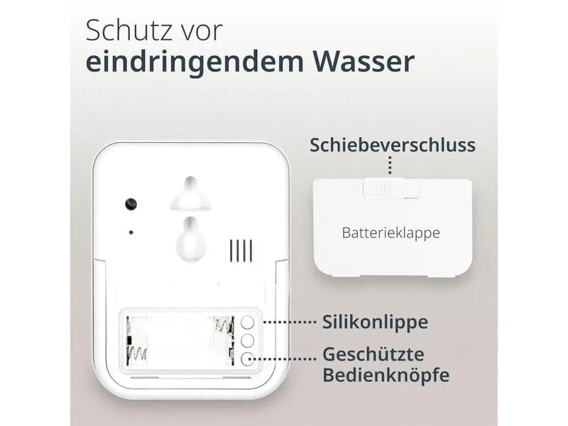 ADE Wetterstation Thermo-Hygrometer Weiss