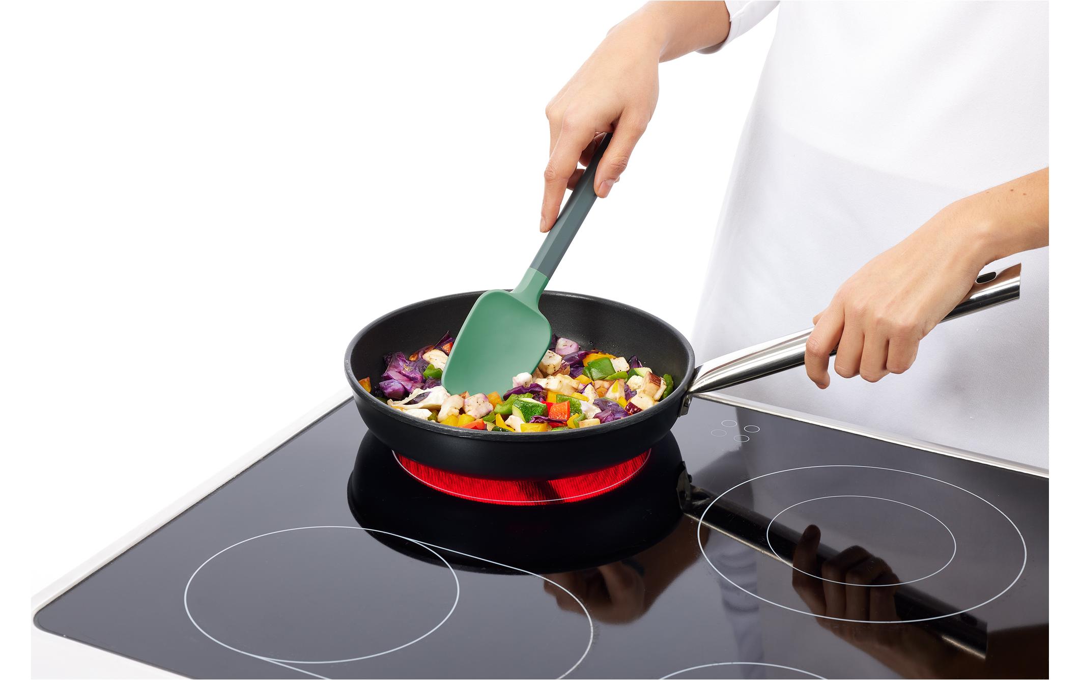 Lékué Kochlöffel ABS, Grün/Schwarz