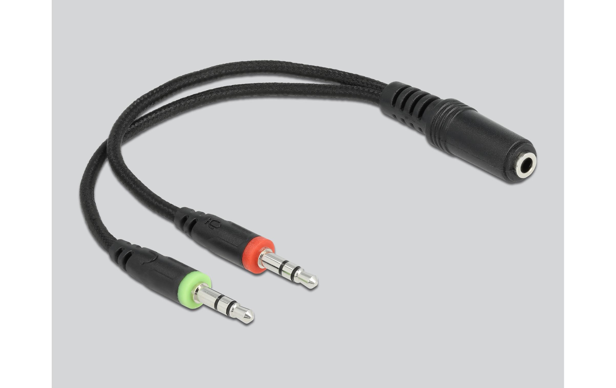 Delock Headset Gaming Over-Ear LED für PC,Notebook,Konsolen Schwarz