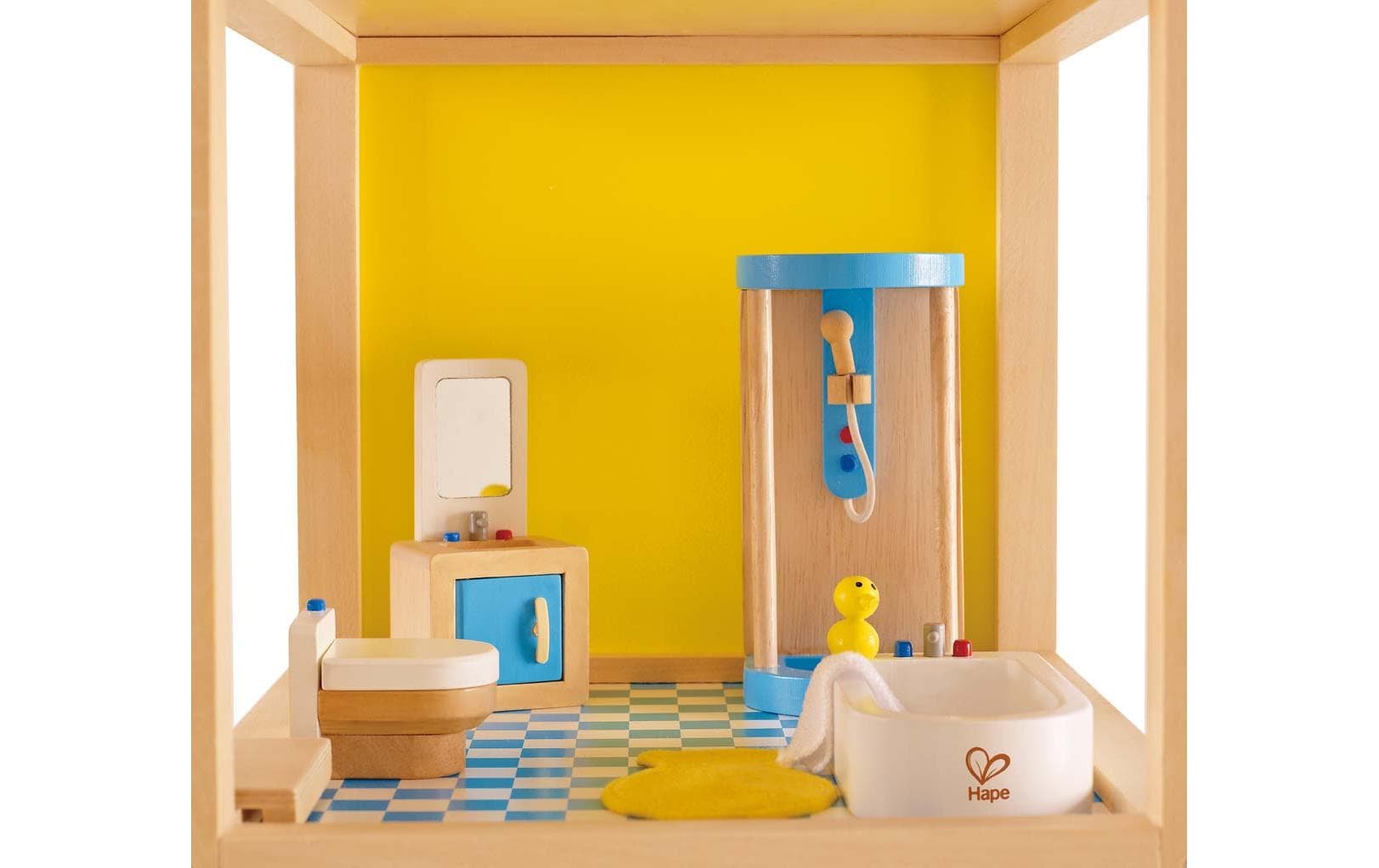 Hape Puppenhausmöbel Familienbad