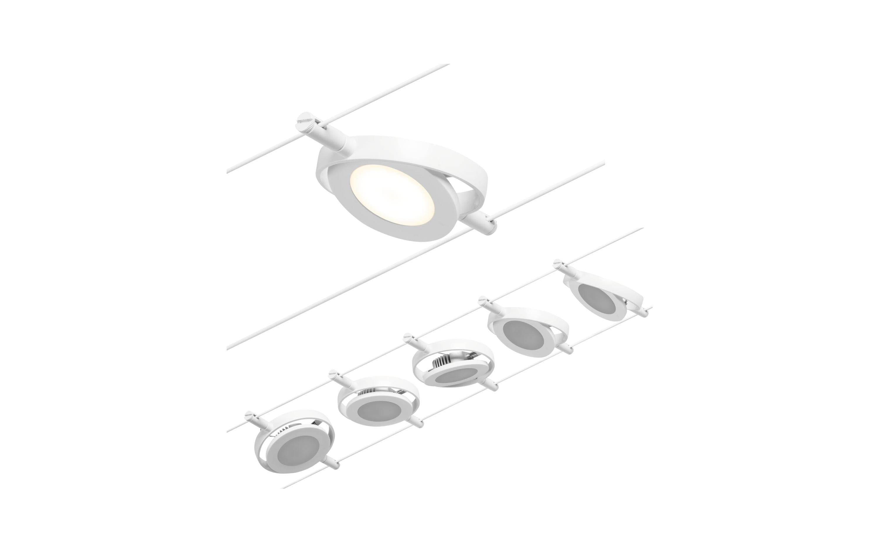 Paulmann CorDuo LED Seilsystem RoundMac Basisset Blanc Chrome