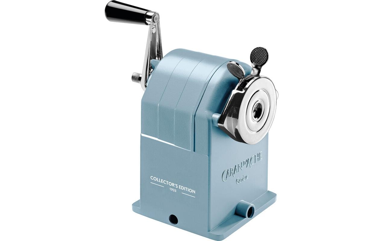 Caran d'Ache Spitzer SPITZMASCHINE METALL WEIHNACHT 25 Manuell, Blau