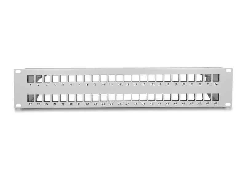 Delock Patchpanel Keystone 48 Port 2 HE 19 Rack Delock Patchpanel Keystone 48 Port 2 HE 19 Rack