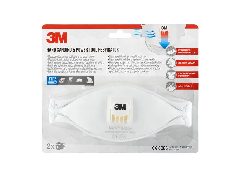 3M Feinstaubmaske 9322+ FFP2