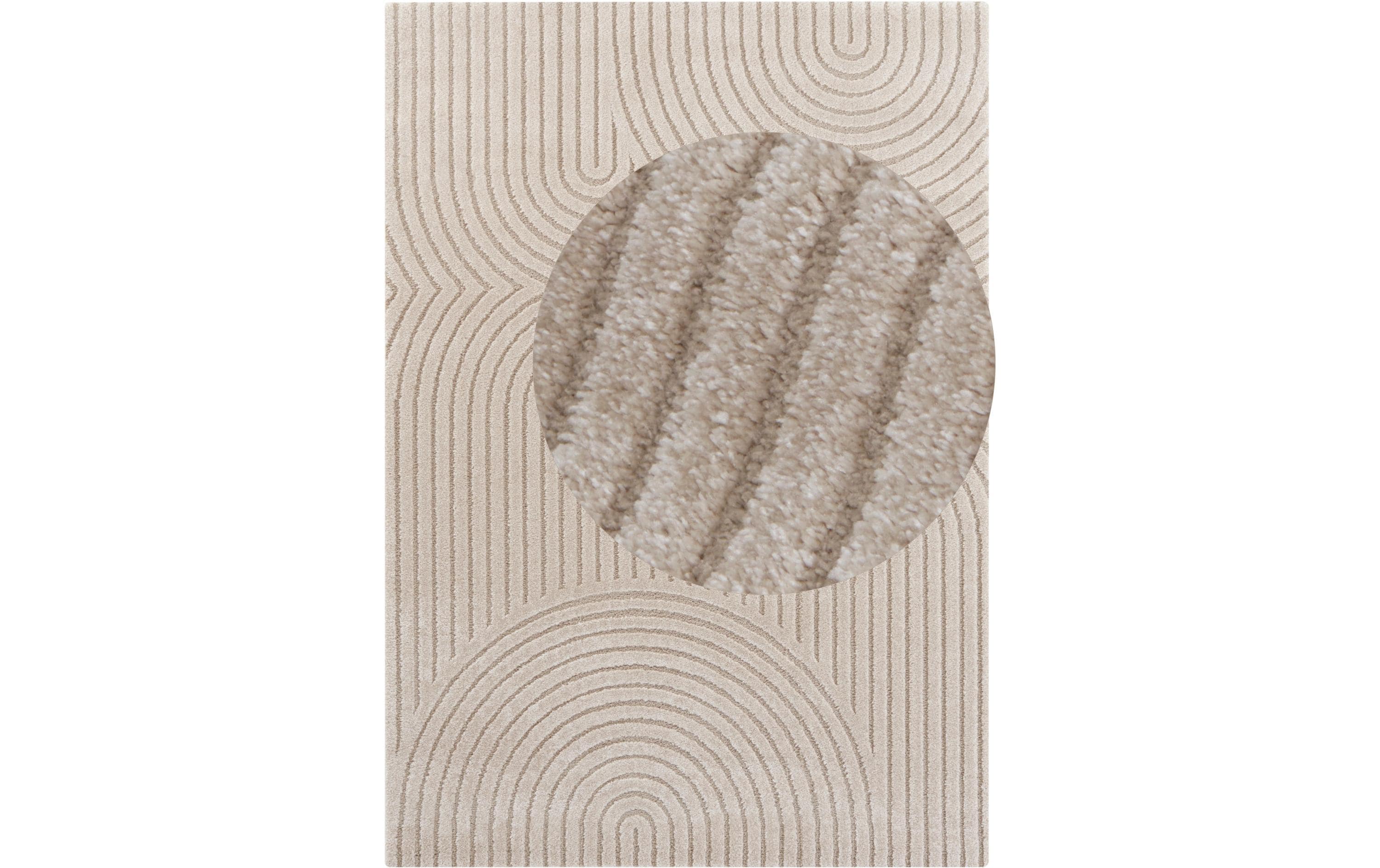 Elle Decoration Teppich Panglao 120 cm x 170 cm, Cream