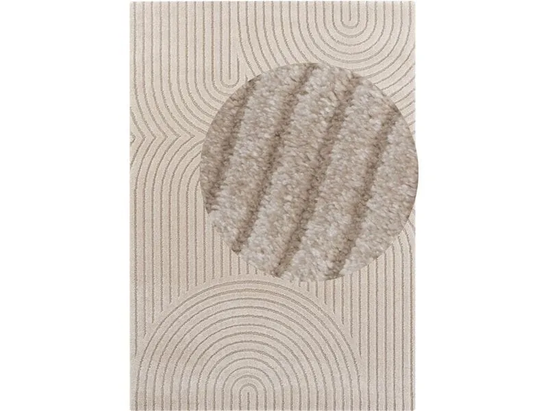 Elle Decoration Teppich Panglao 160 cm x 230 cm, Cream