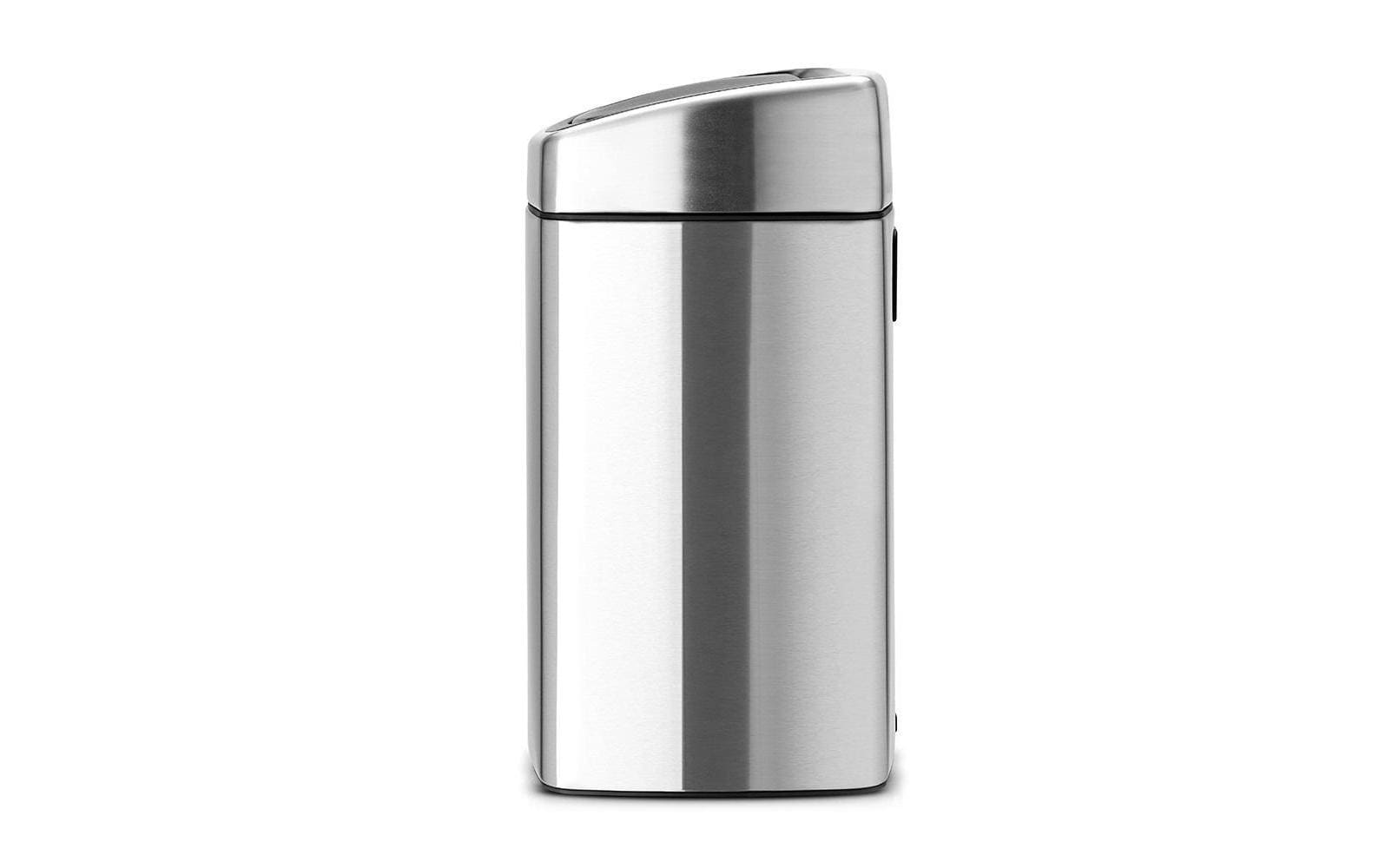 Brabantia Toucheimer Touch Bin Fingerprint proof 10 l, Matt Steel