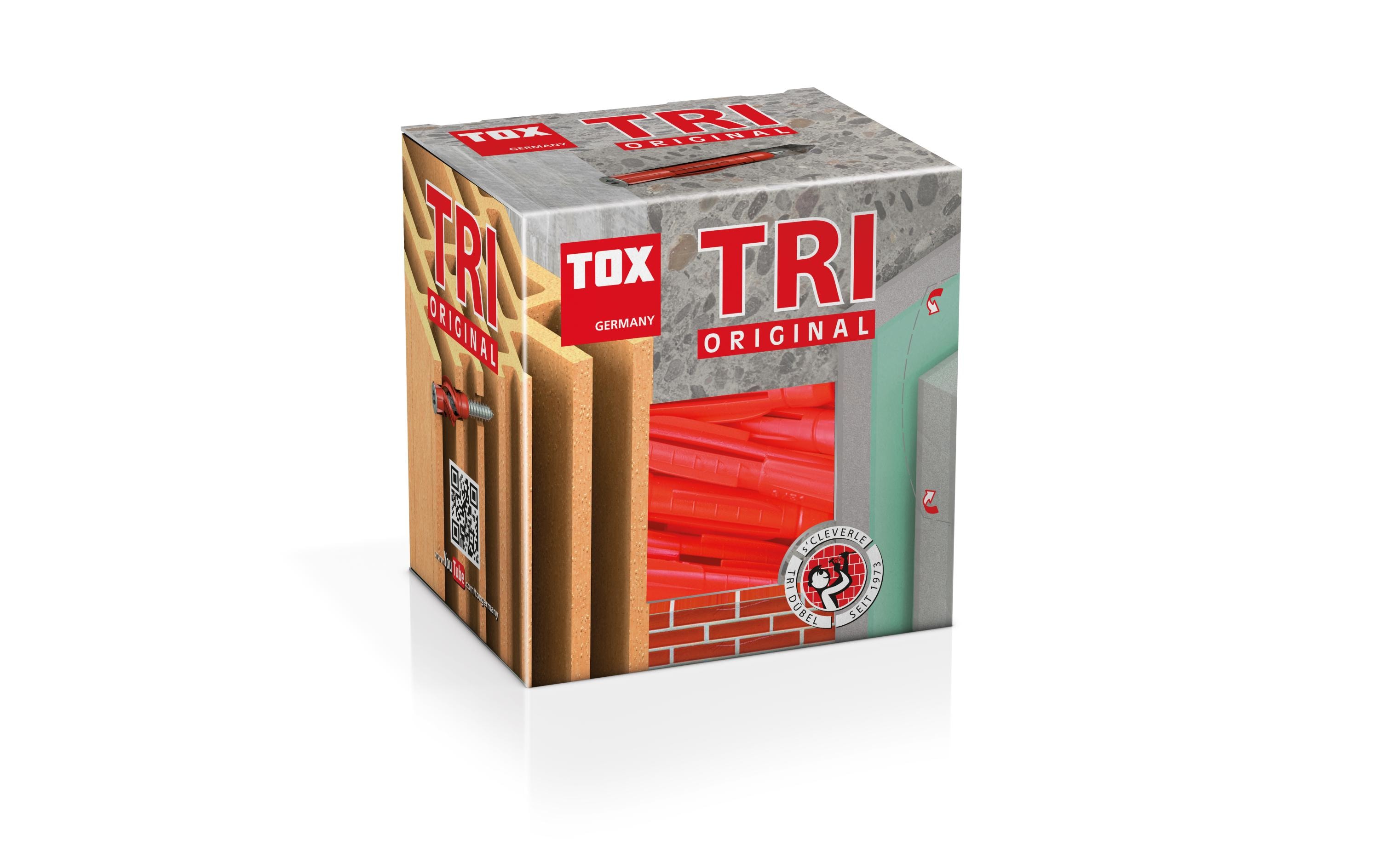 Tox-Dübel Allzweckdübel Tri 8 x 51 mm 100 Stück