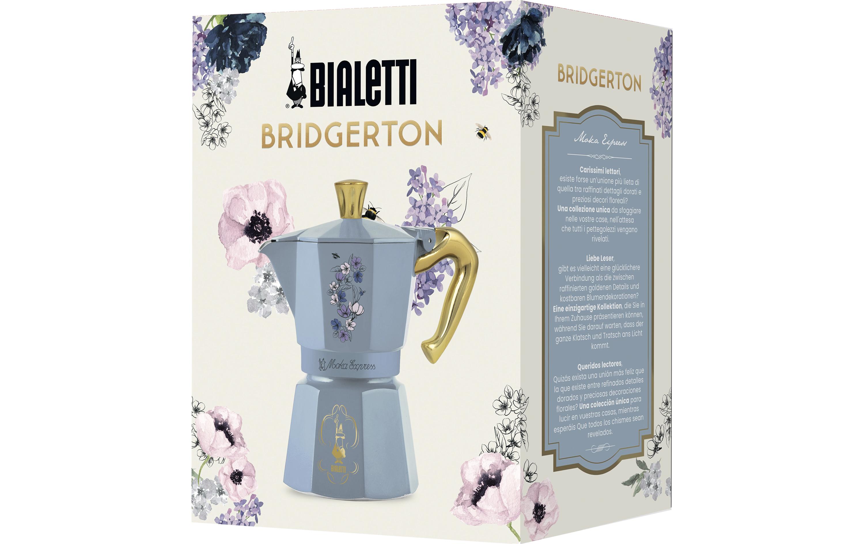 Bialetti Espressokocher Bridgerton Moka Express 6 Tassen