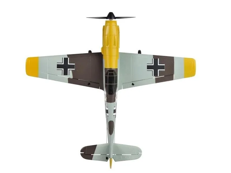 TOP-RC Warbird Mini BF-109 450 mm, Gelb, RTF TOP-RC Warbird Mini BF-109 450 mm, Gelb, RTF