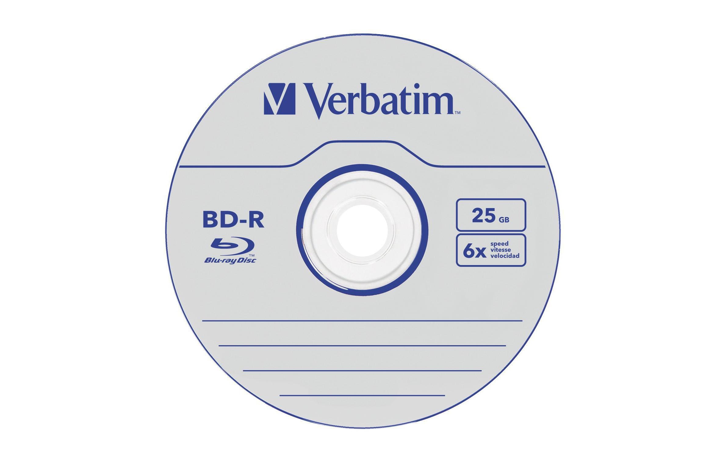 Verbatim BD-R 25 GB, Spindel (25 Stück)