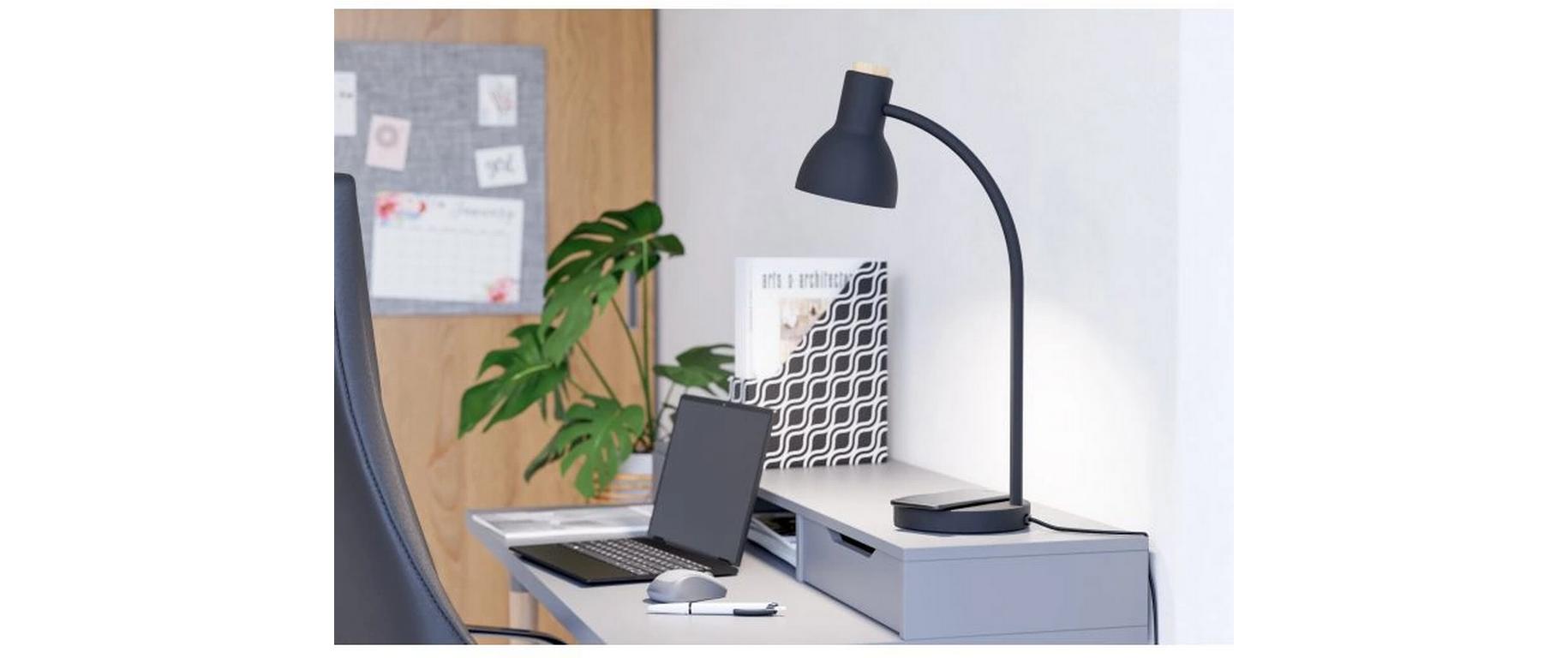 EGLO Leuchten Tischleuchte VERADAL-QI LED 5.5W 3000K Schwarz