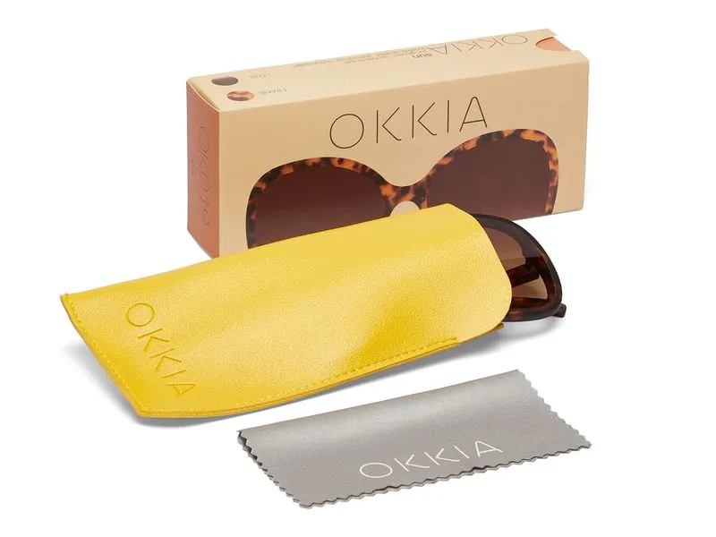 OKKIA Sonnenbrille Anna Classic Havana