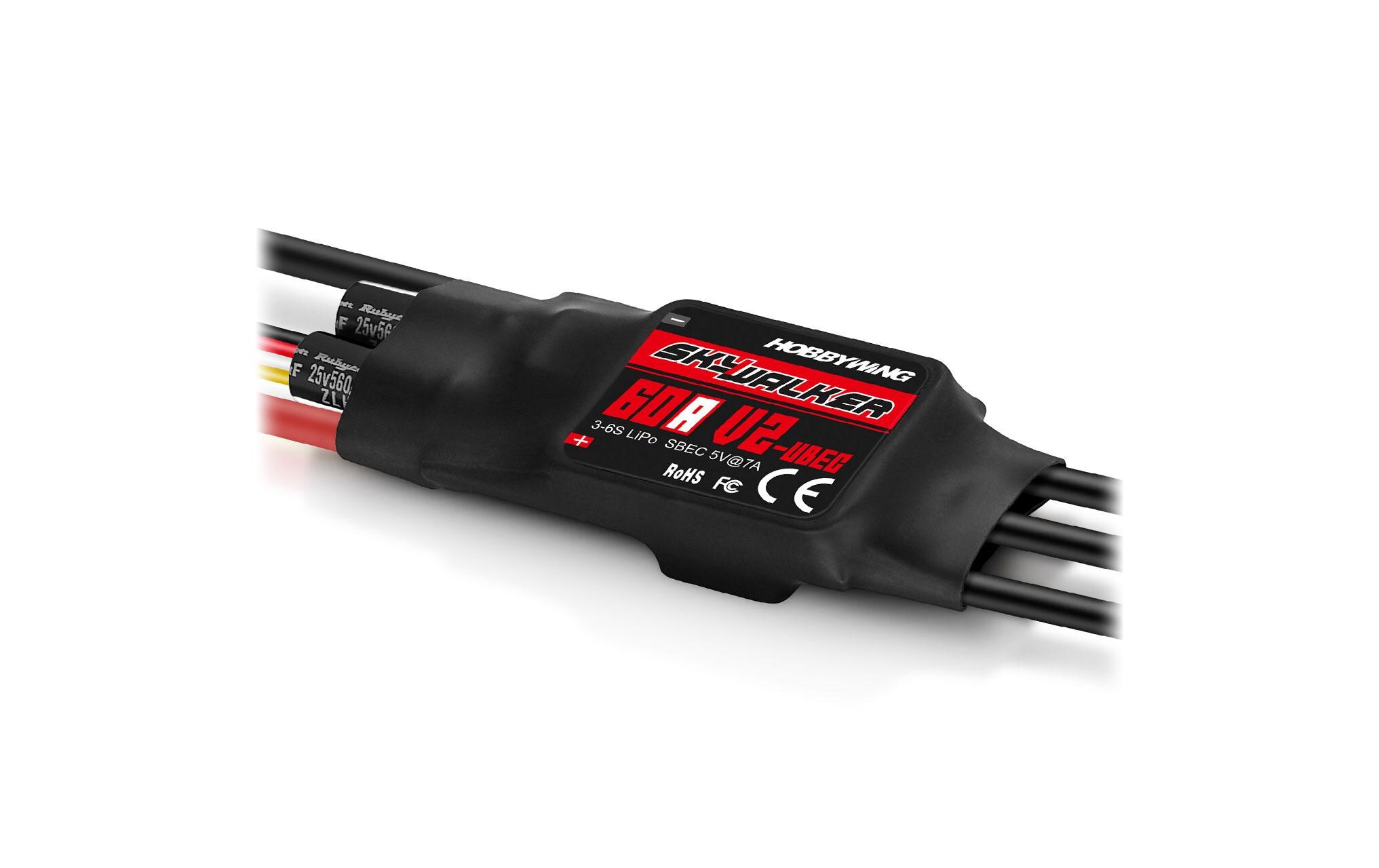 Hobbywing Brushless Regler Skywalker V2 60A 3-6S