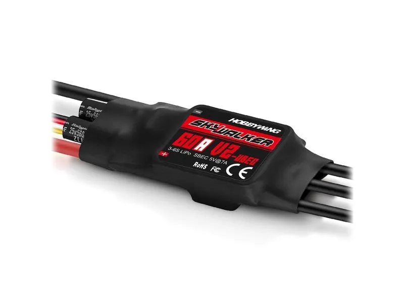 Hobbywing Brushless Regler Skywalker V2 60A 3-6S