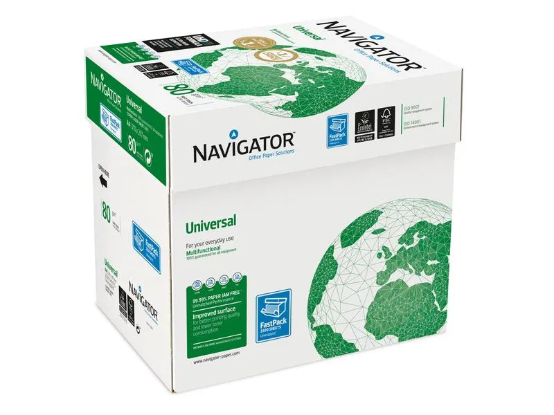 Fischer Papier Kopierpapier Druckerpapier Navigator A4 80 g/m² 1 Palette Fischer Papier Kopierpapier Druckerpapier Navigator A4 80 g/m² 1 Palette
