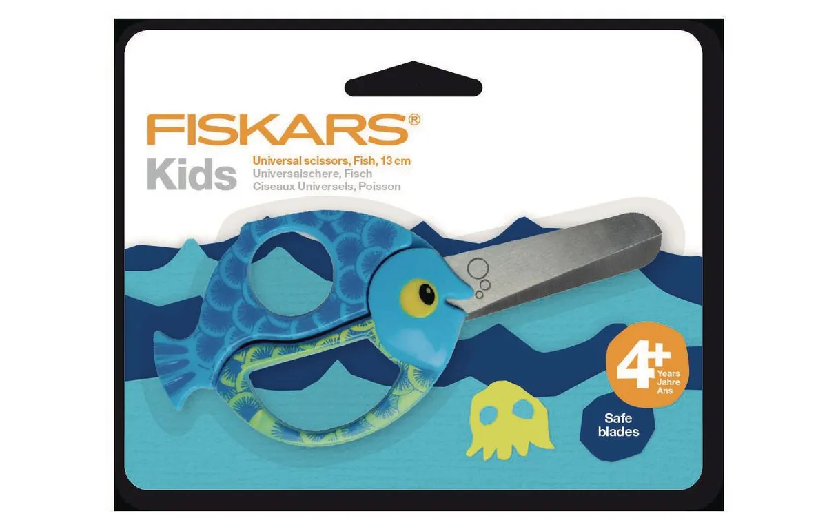 Fiskars Kinderschere Fisch Rostfreier Stahl