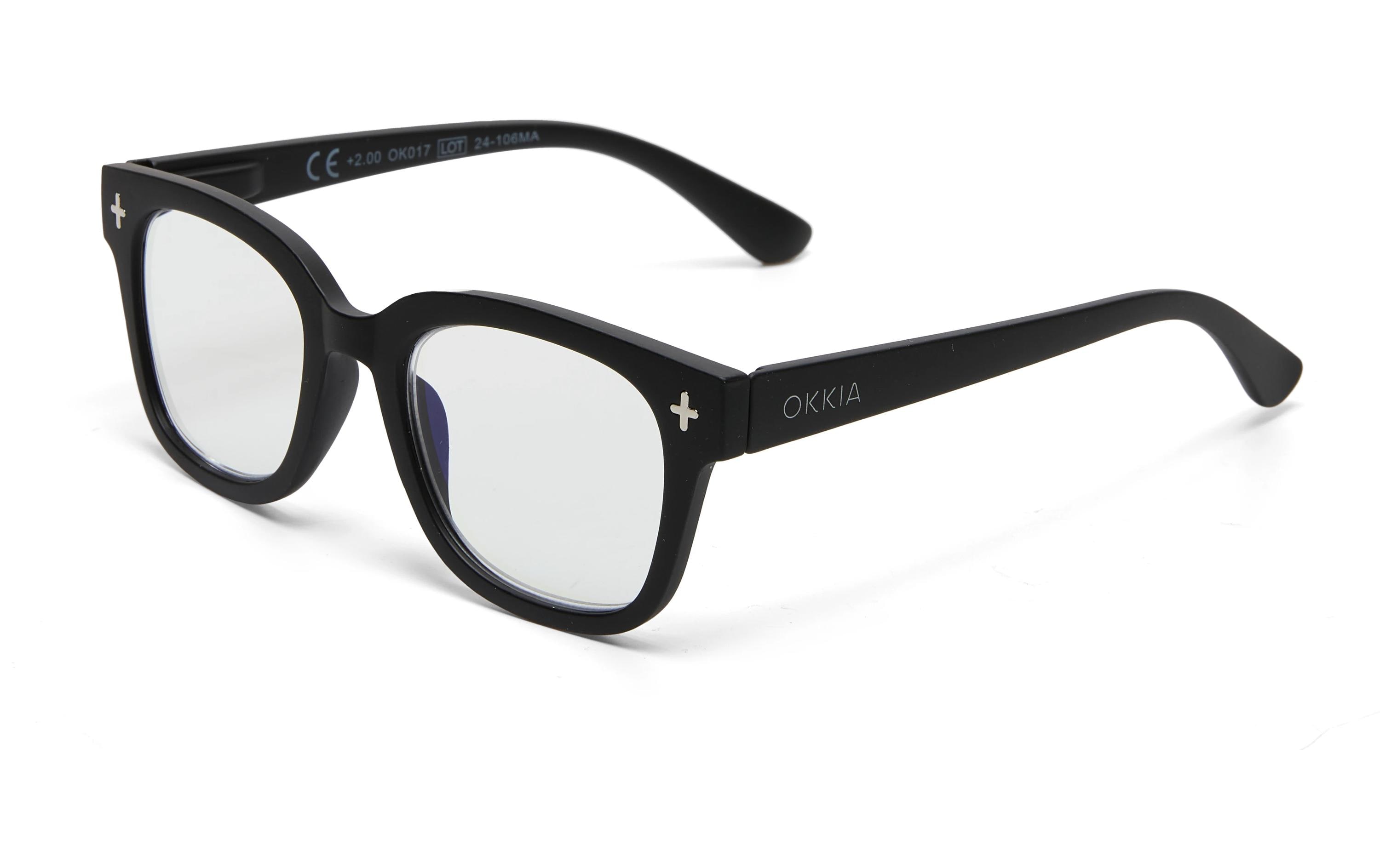 OKKIA Bildschirmbrille Giovanni Black, +0,0