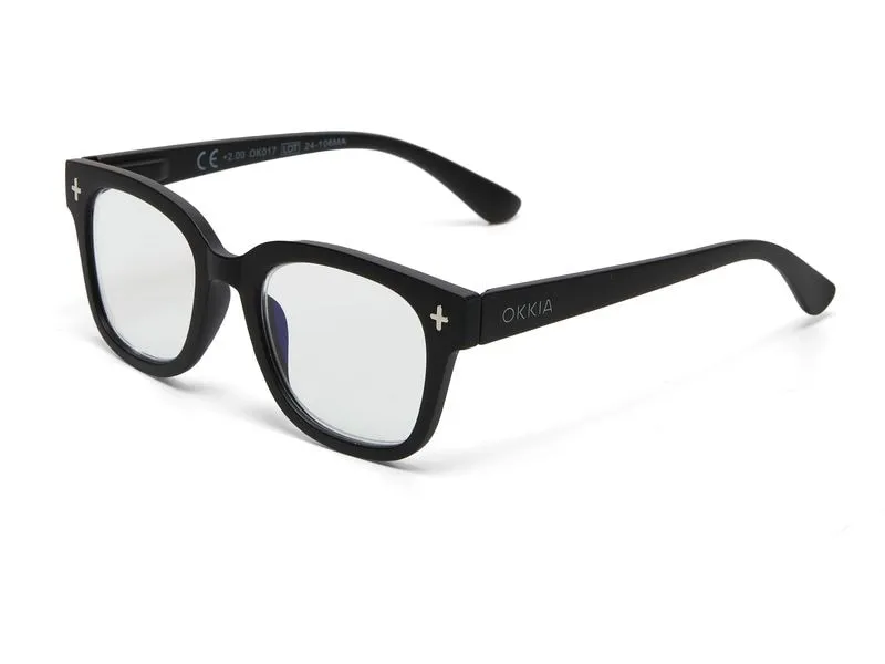OKKIA Bildschirmbrille Giovanni Black, +0,0