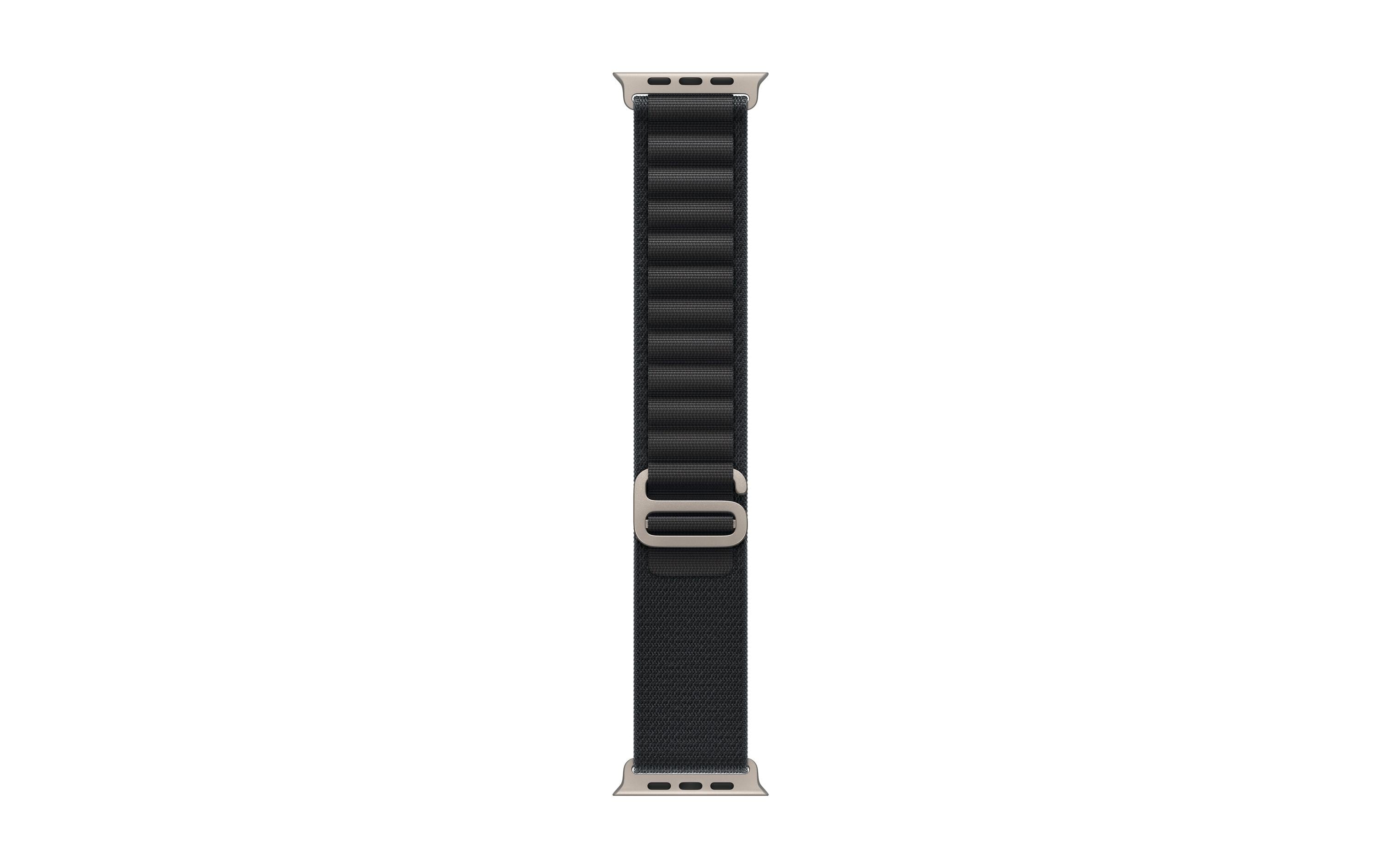 Apple Alpine Loop 49 mm Black Natural Titanium Medium