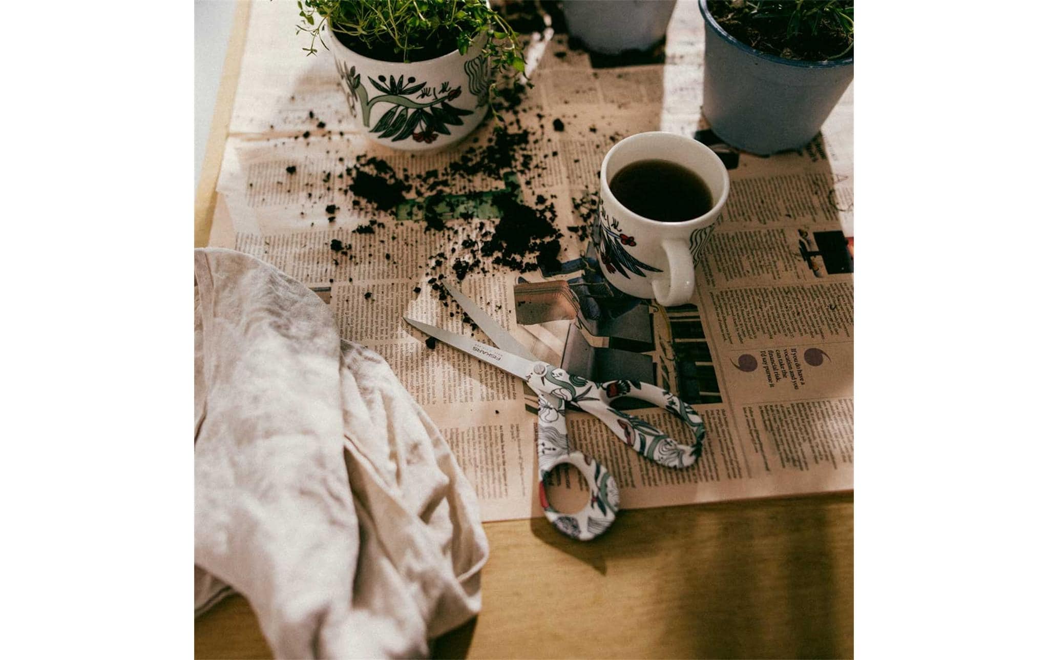 Fiskars Schere Arabia Weiss, 21 cm