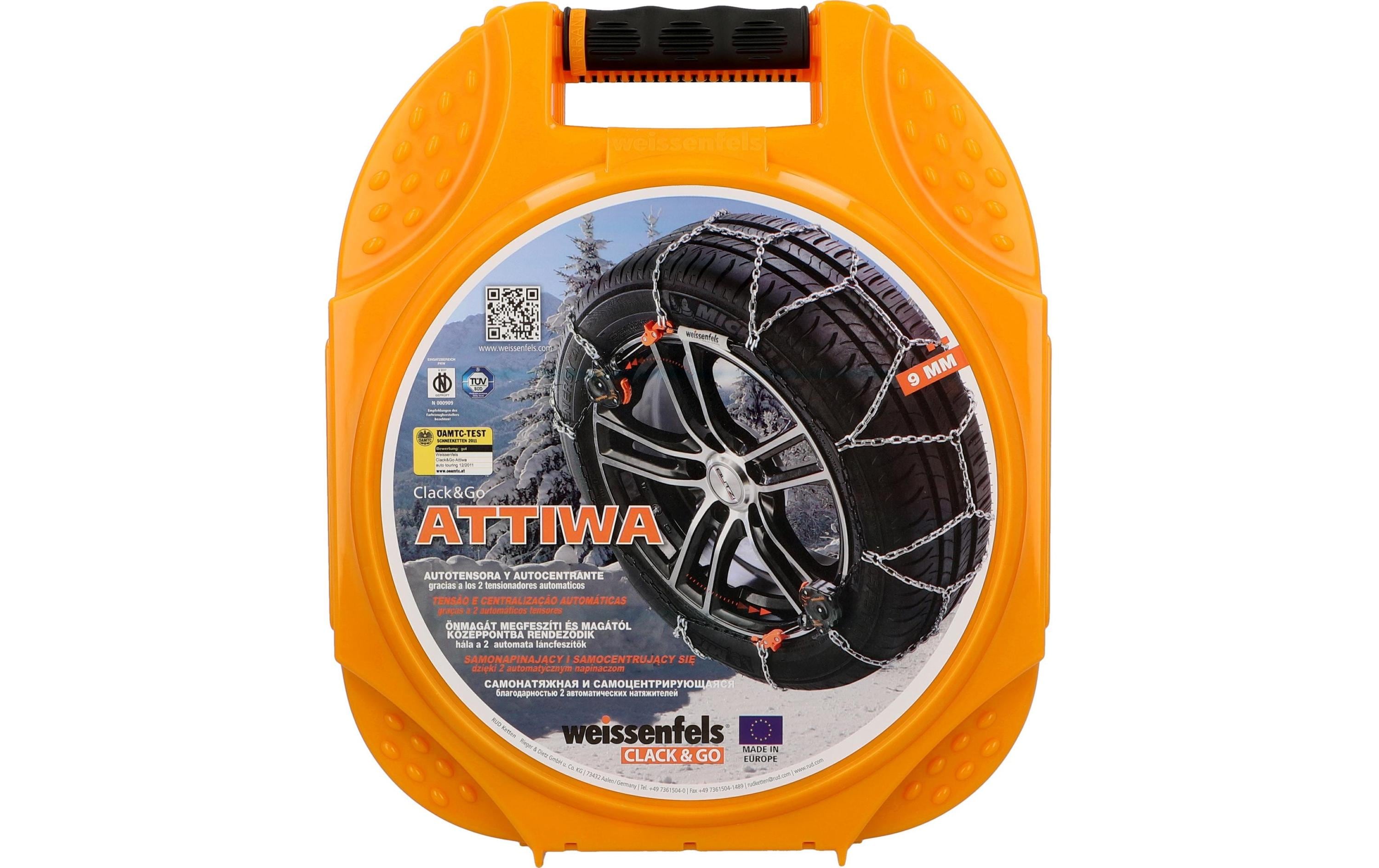 Weissenfels Stahlschneekette Attiwa Clack & Go 12