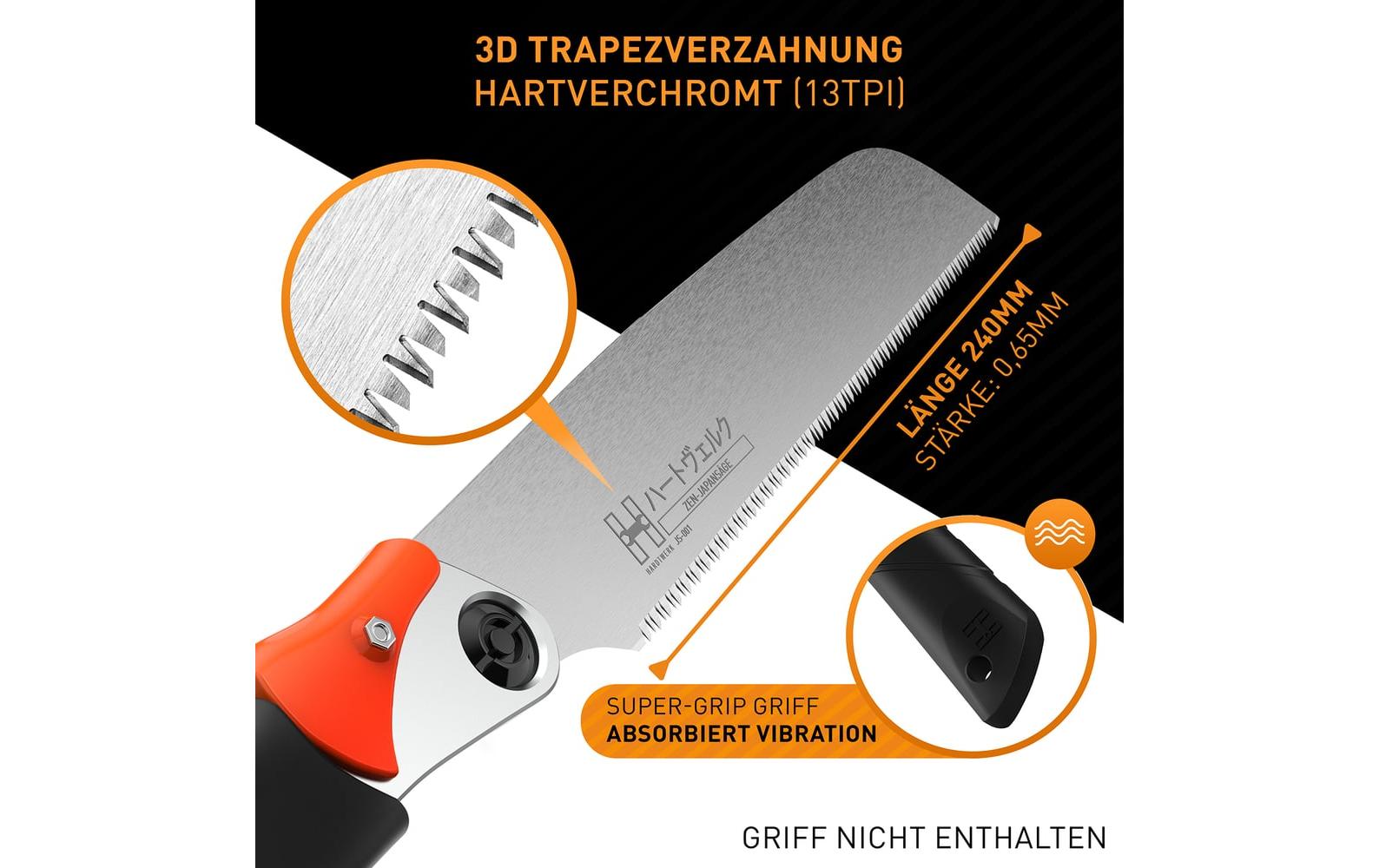 Hardtwerk Sägeblatt für Japansäge Zen 240 mm