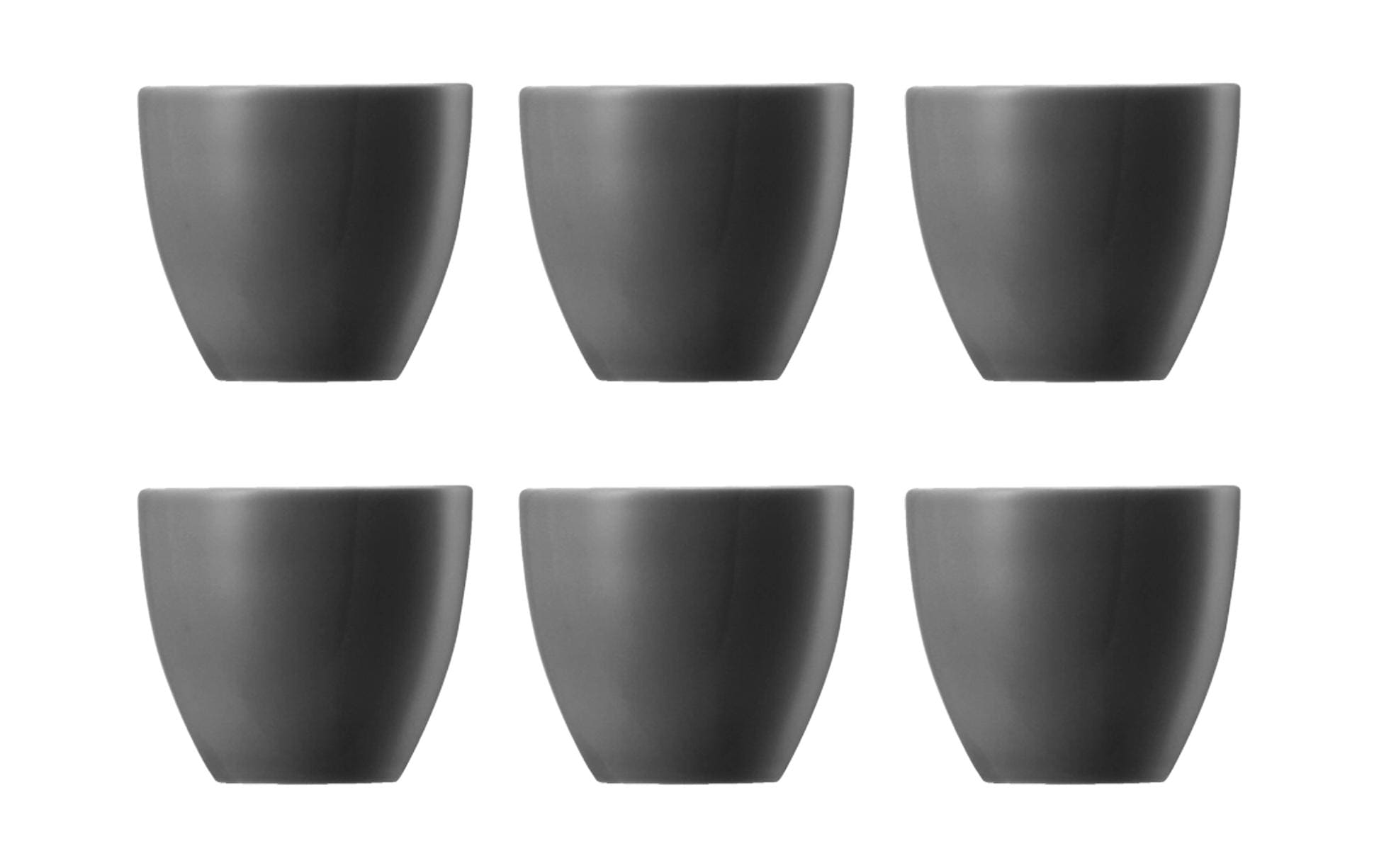 THOMAS Eierbecher Sunny Day Dunkelgrau, 6 Stück