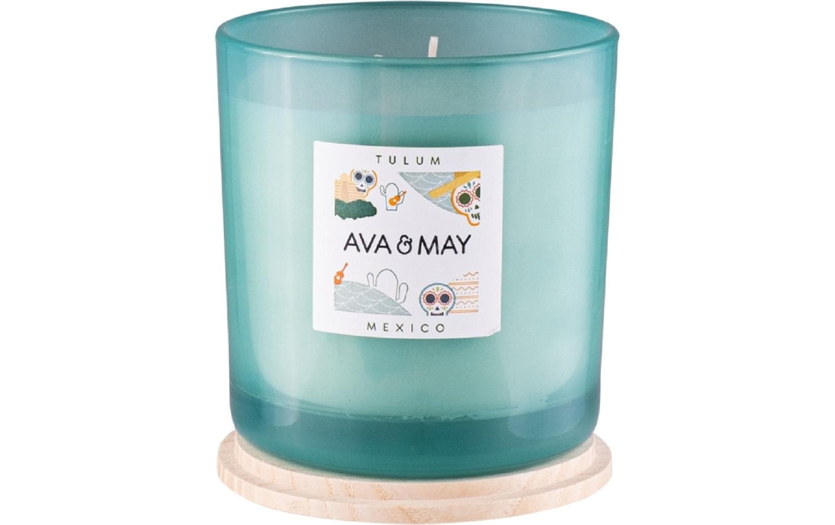 AVA & MAY Duftkerze Tulum Gross, 500 g