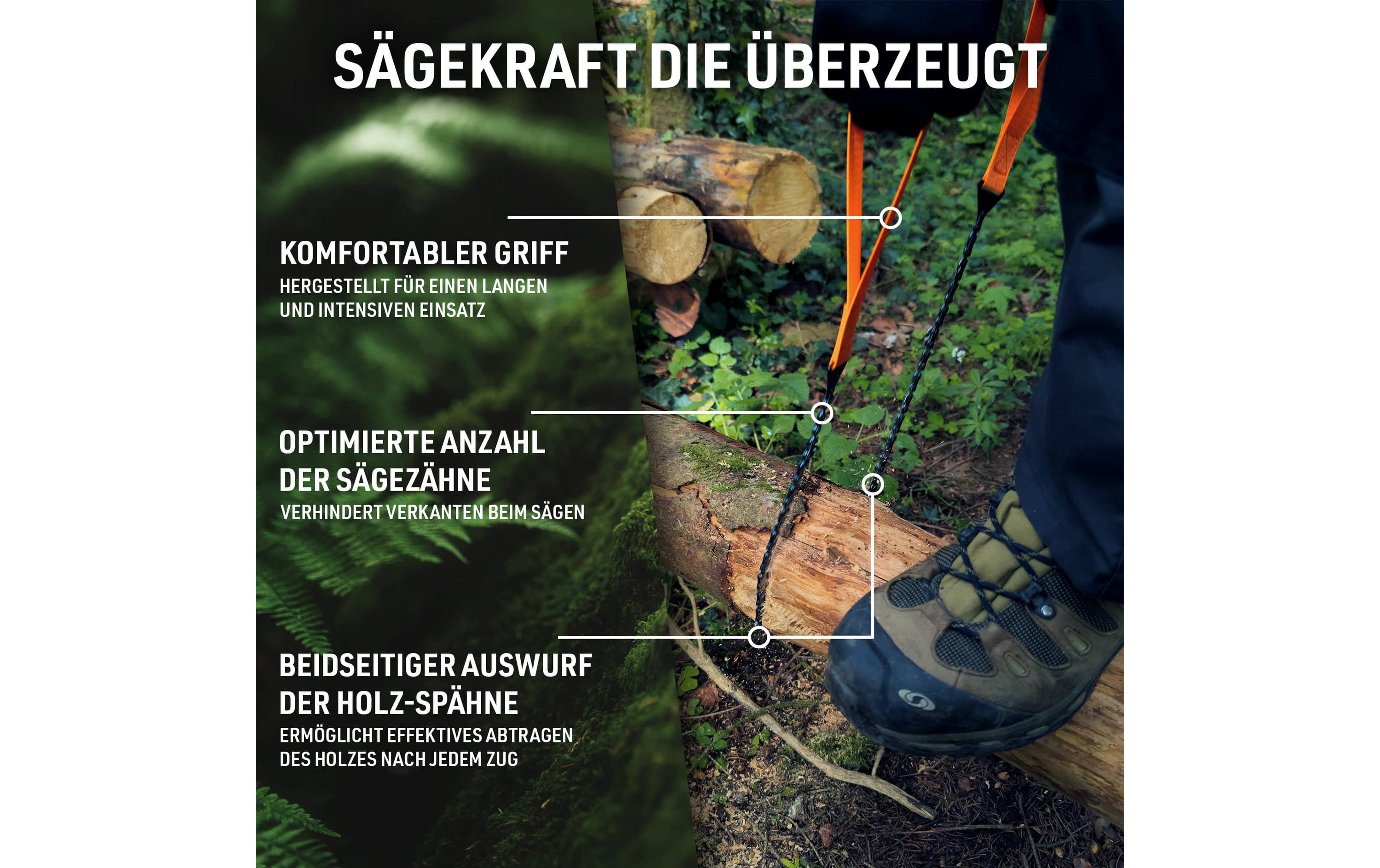 Quick Aid Handkettensäge mit 11 Sägezähne 12.5 cm