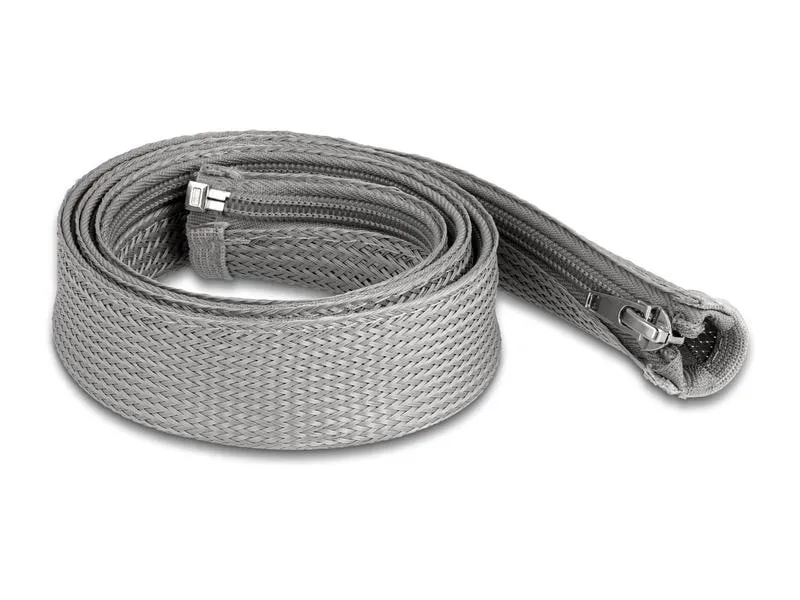 Delock Kabelschlauch 1 m x 30 mm Grau Delock Kabelschlauch 1 m x 30 mm Grau
