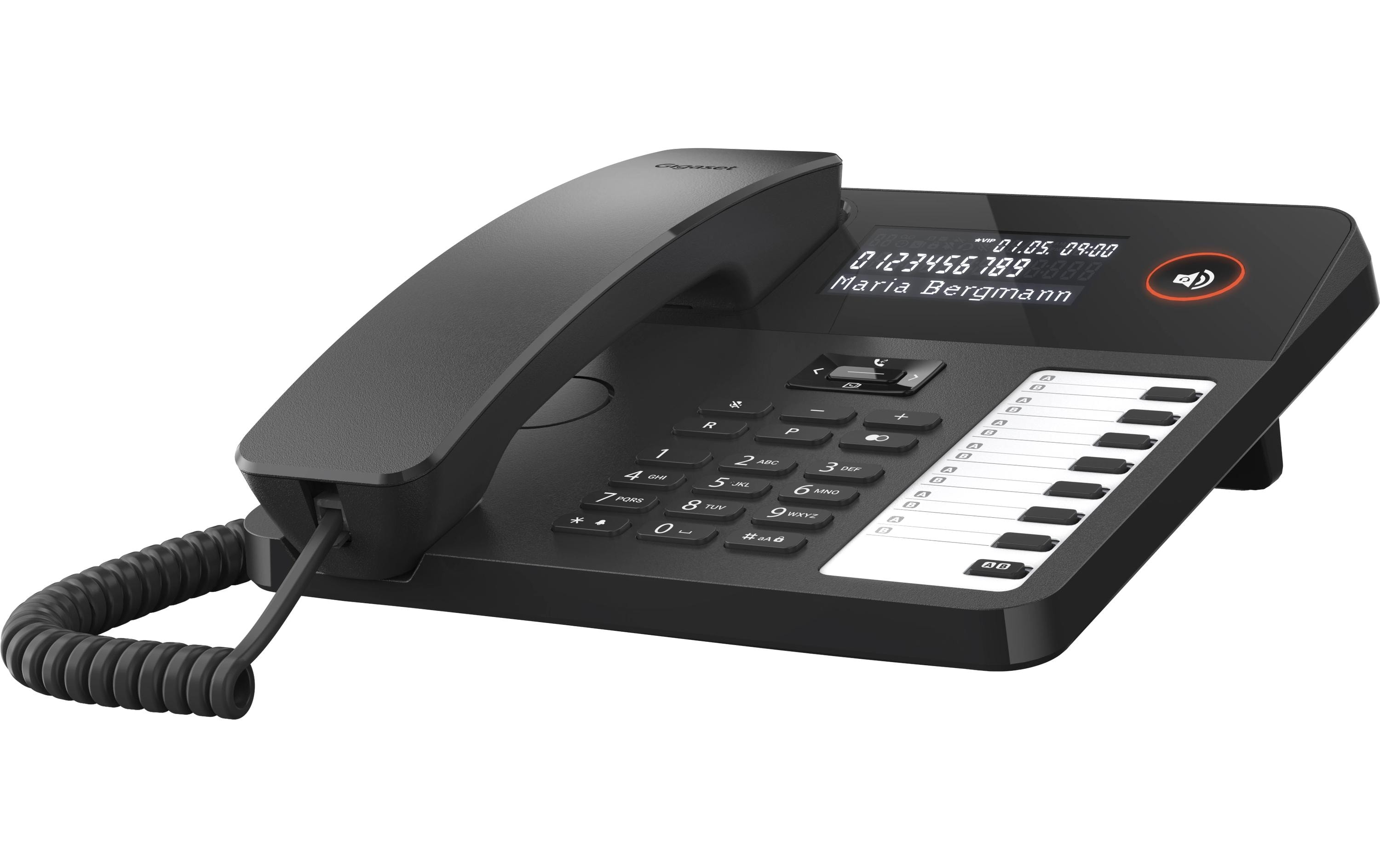 Gigaset Tischtelefon DESK 600 Schwarz Gigaset Tischtelefon DESK 600 Schwarz