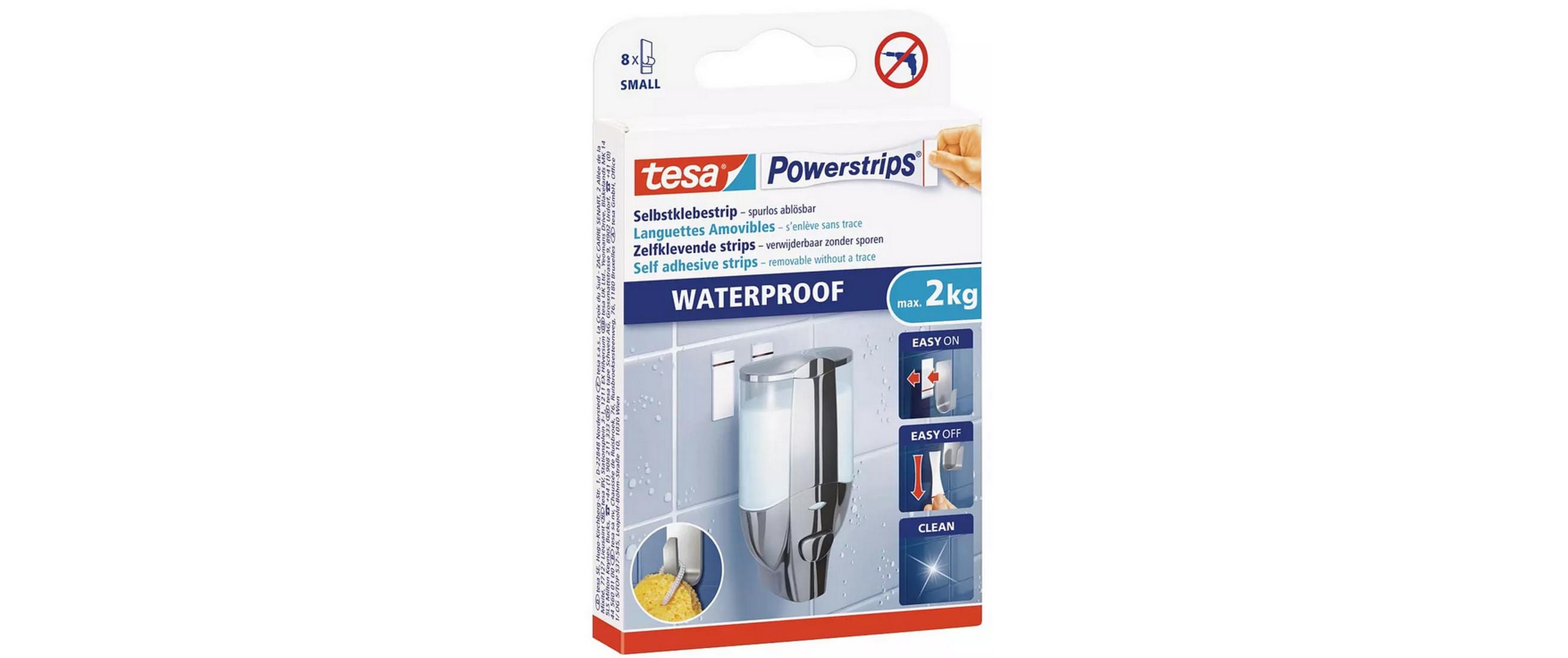 tesa Doppelseitige Klebepads Waterproof Large 2 kg, 3er Pack tesa Doppelseitige Klebepads Waterproof Large 2 kg, 3er Pack