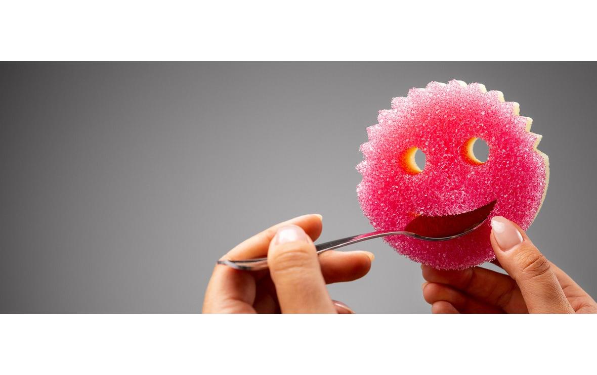 Scrub Daddy Scrub Mommy Original Putzschwamm 1 Stück, Pink