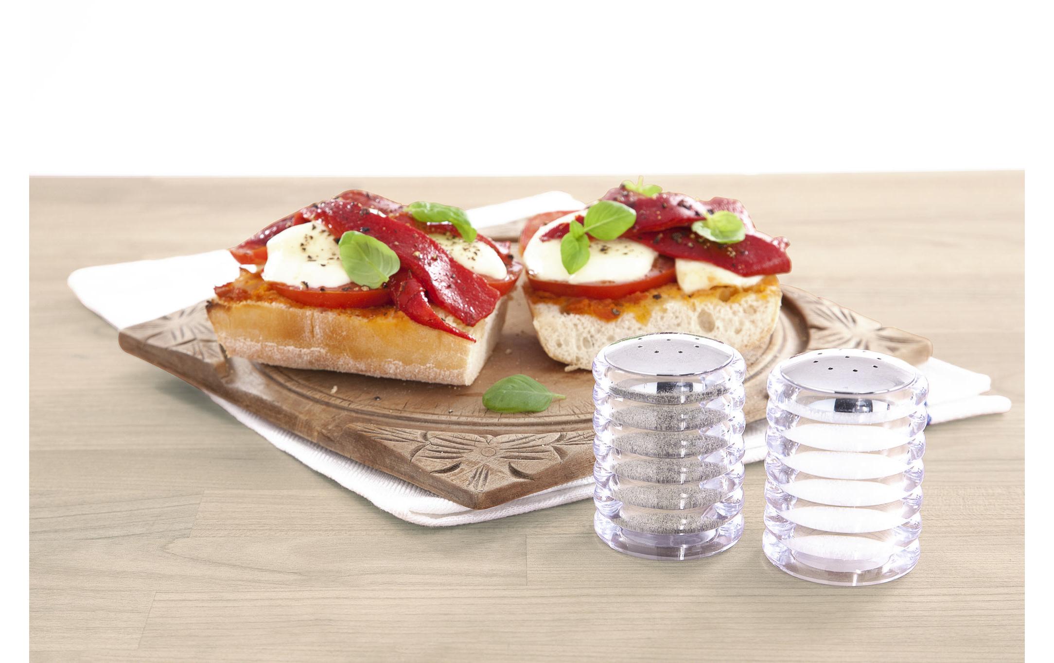 Cole&Mason Salz- & Pfefferstreuer Acrylic Beehive Transparent