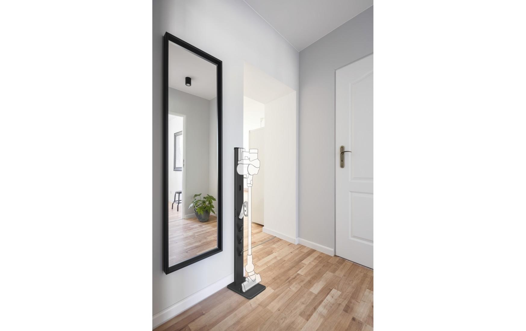 Xavax Standfuss 128 cm, Schwarz