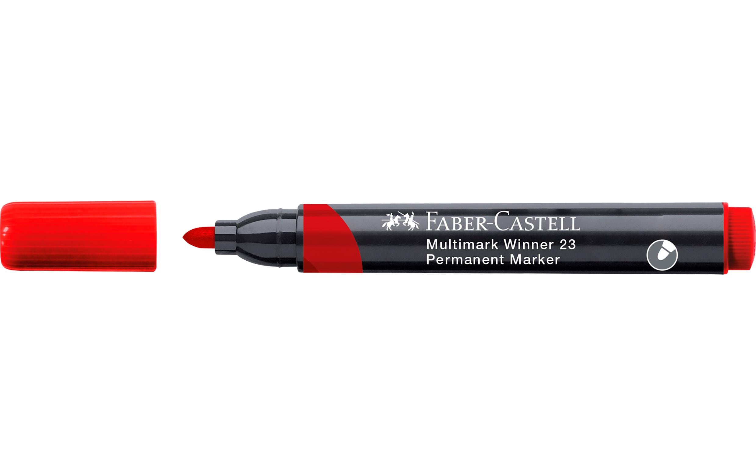 Faber-Castell Permanent-Marker Multimark Winner 23, Rot