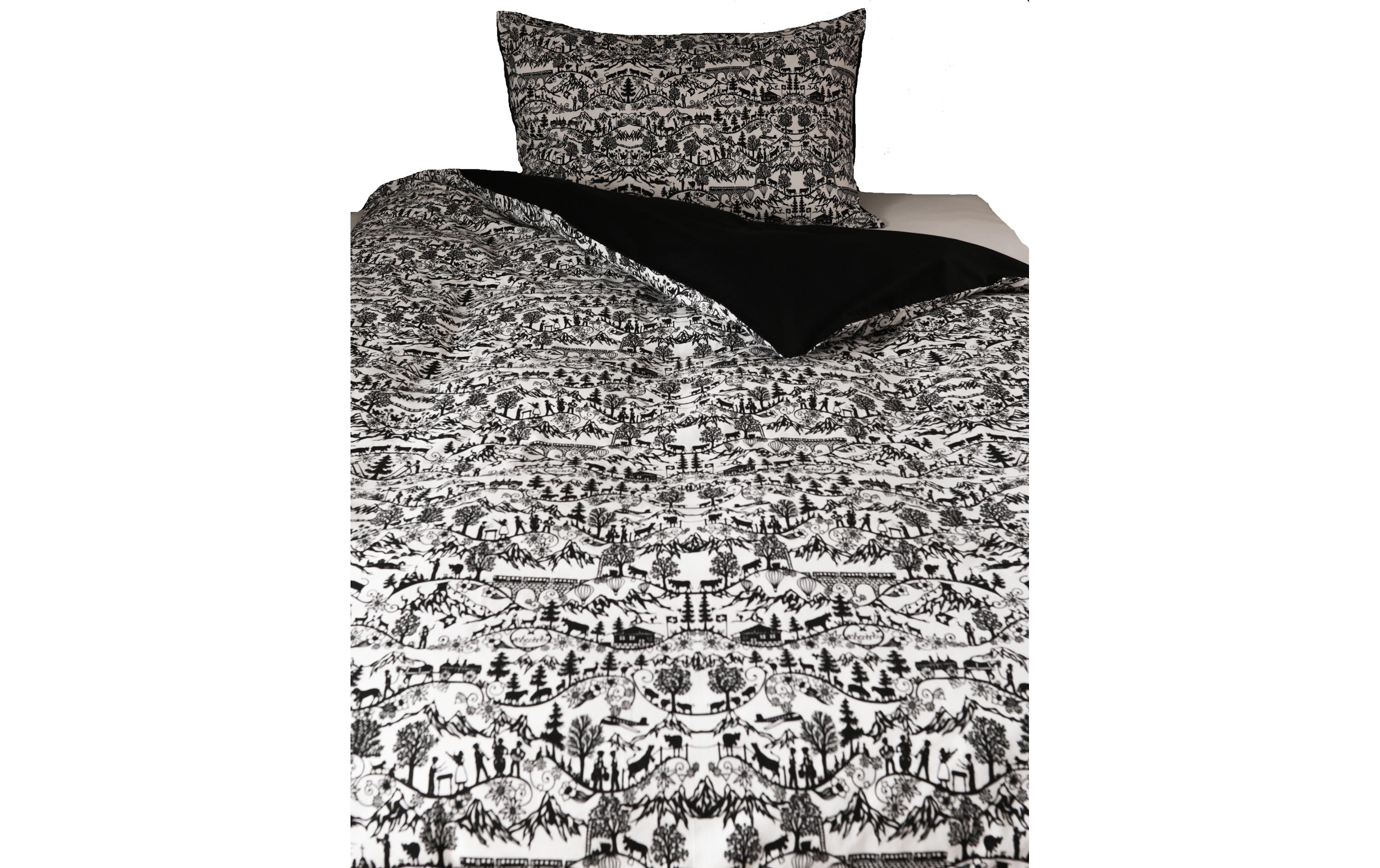Hubatka Duvetbezug Scherenschnitt 160 x 210 cm